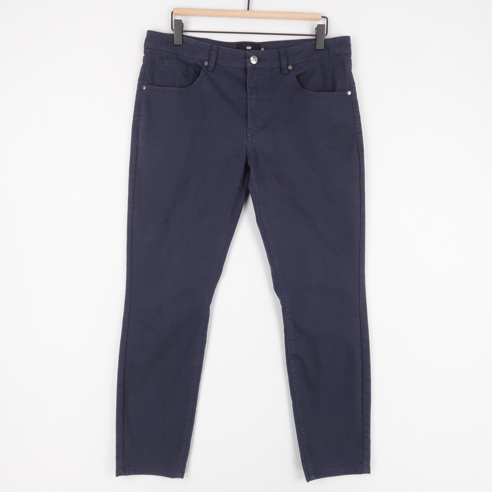 Under 510 Bruce Jeans Mens 33x28 Navy Blue Slim Fit Stretch Five Pocket